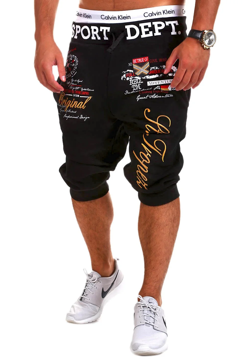 Men Baggy Jogger Shorts Casual Harem Short Slacks Shorts Cotton Gyms Short Trouser Men Italian Printed Design Fitness Sweatpants Men Baggy Jogger Shorts Casual Harem Short Slacks Shorts Cotton Gyms Short Trouser Men Italian Printed Design Fitness Sweatpants