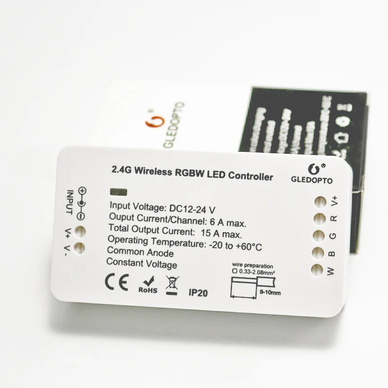 Zigbee Zll умный дом светодиодный контроллер rgbww DC12V-24V zigbee 3,0 управление телефоном Совместимость с ECHO plus Smartthings hub