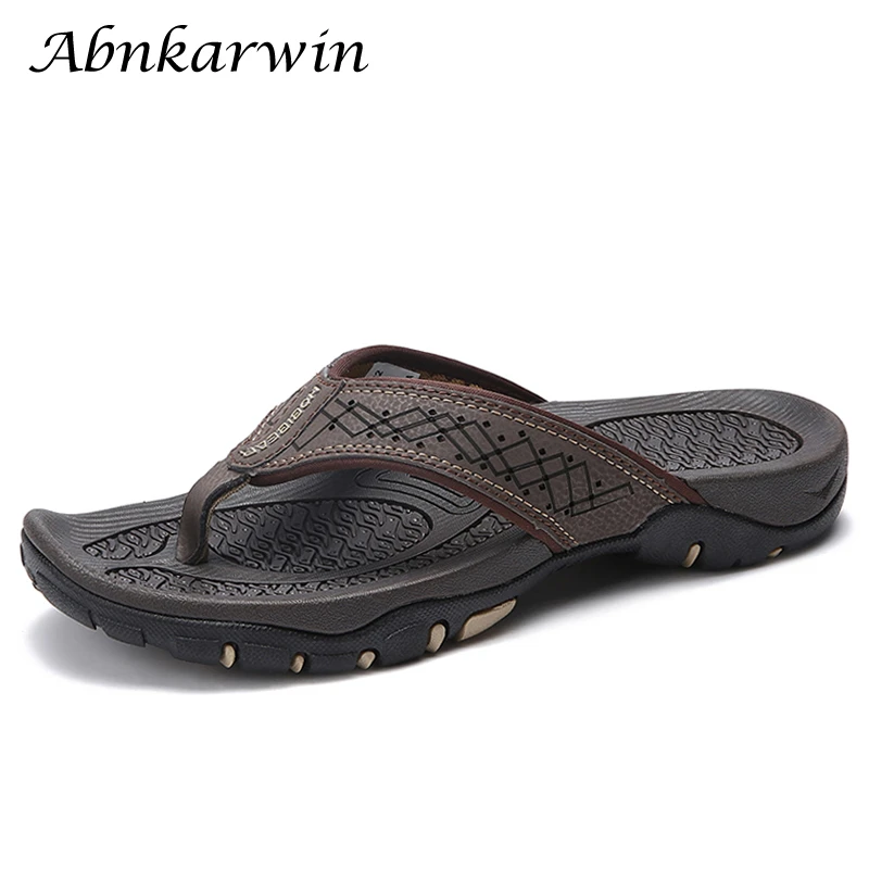 mens casual slippers outdoor