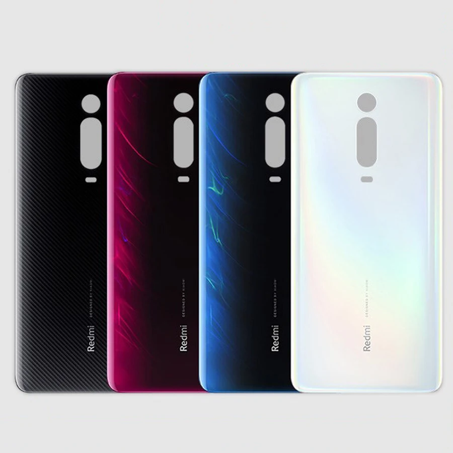 100% стекло для Xiaomi Redmi K20 / Pro mi 9t задняя крышка батарейного отсека Корпус панель