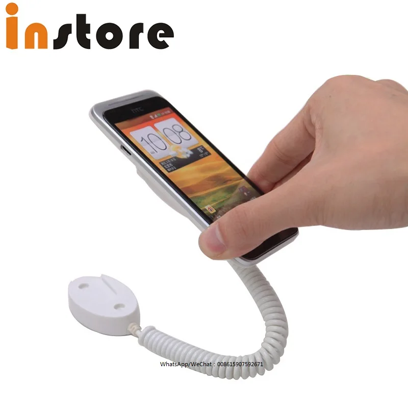 Security Display Holder For Mobile Phone Retractable Cable Display Stand 20 Pieces