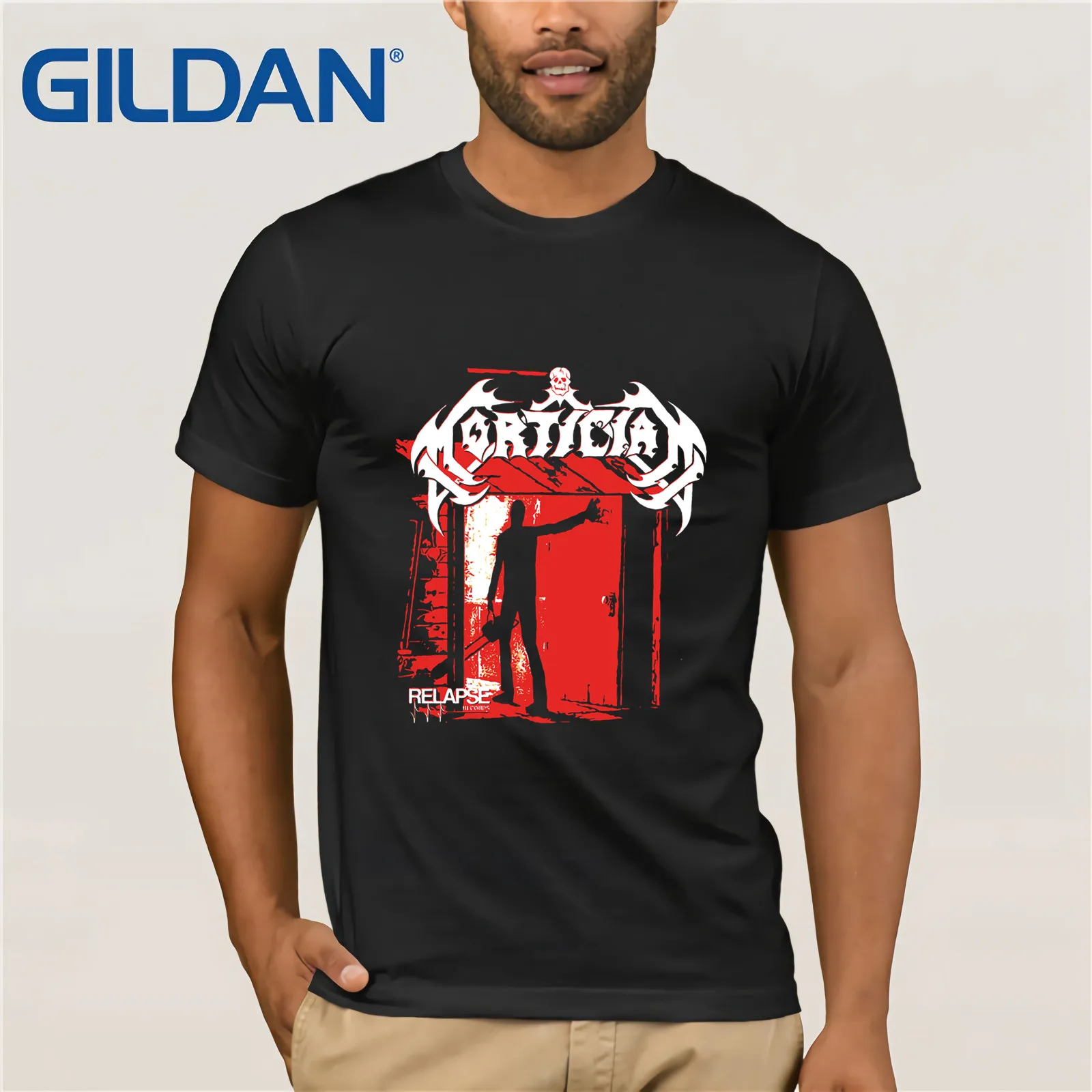 

Free shipping MORTICIAN Brutal Death Metal Grindcore Mortal Massacre Chainsaw ZOMBIE T-shirt Asian Size