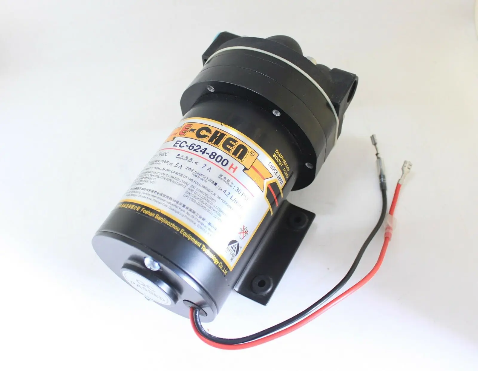 

800GPD Self Priming Pump Commercial RO Water Booster Pump electric food grade RO pump 24V Reverse Osmosis System max pressure 10