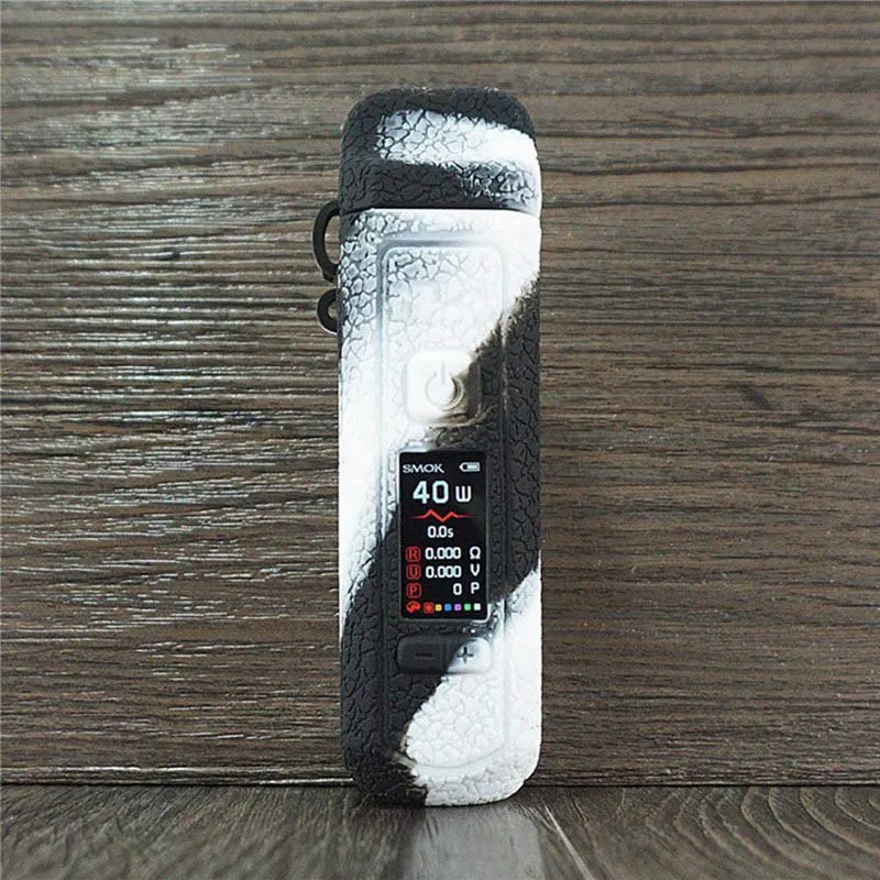 Текстурированный чехол Vape защитный силиконовый кожаный чехол для SMOK RPM40 Pod Kit - Цвет: ECI2974MC4