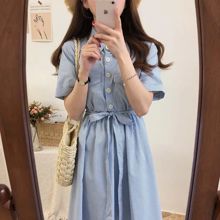 Новое летнее платье с карманами размера плюс для девочек вечерние платья в стиле