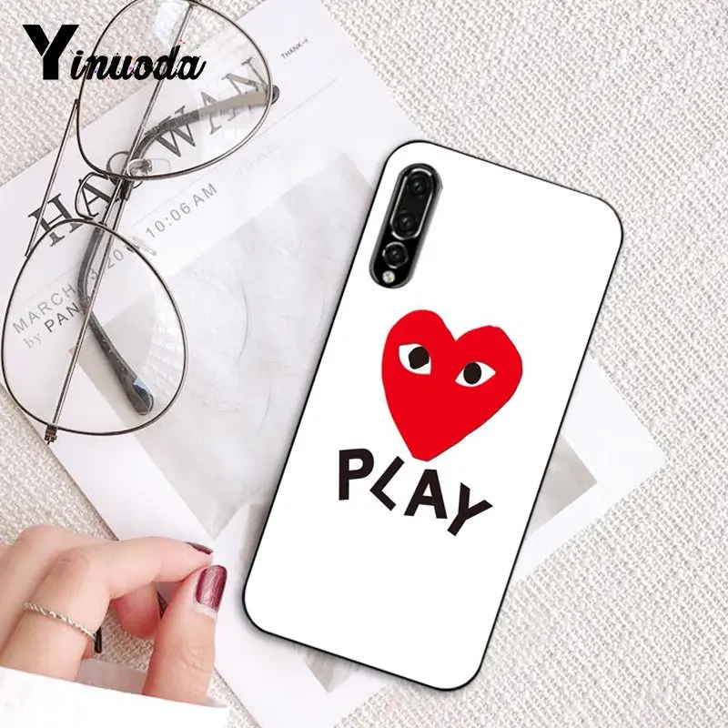 Yinuoda Japan CDG comme des garcons play чехол для телефона huawei P9 P10 Plus Mate9 10 Mate10 Lite P20 Pro Honor10 View 10 - Цвет: 9