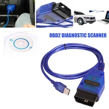 

New Blue VAG-COM 409.1 Vag Com 409Com Vag 409.1 Kkl OBD2 USB Diagnostic Cable Scanner Interface for VW Audi Seat Volkswagen