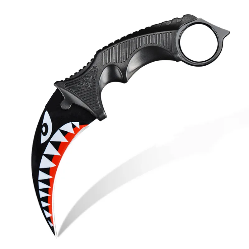 HS инструменты Открытый Csgo Karambit нож охотничьи ножи выживания тактический коготь нож Карманный Самообороны обидный походный инструмент