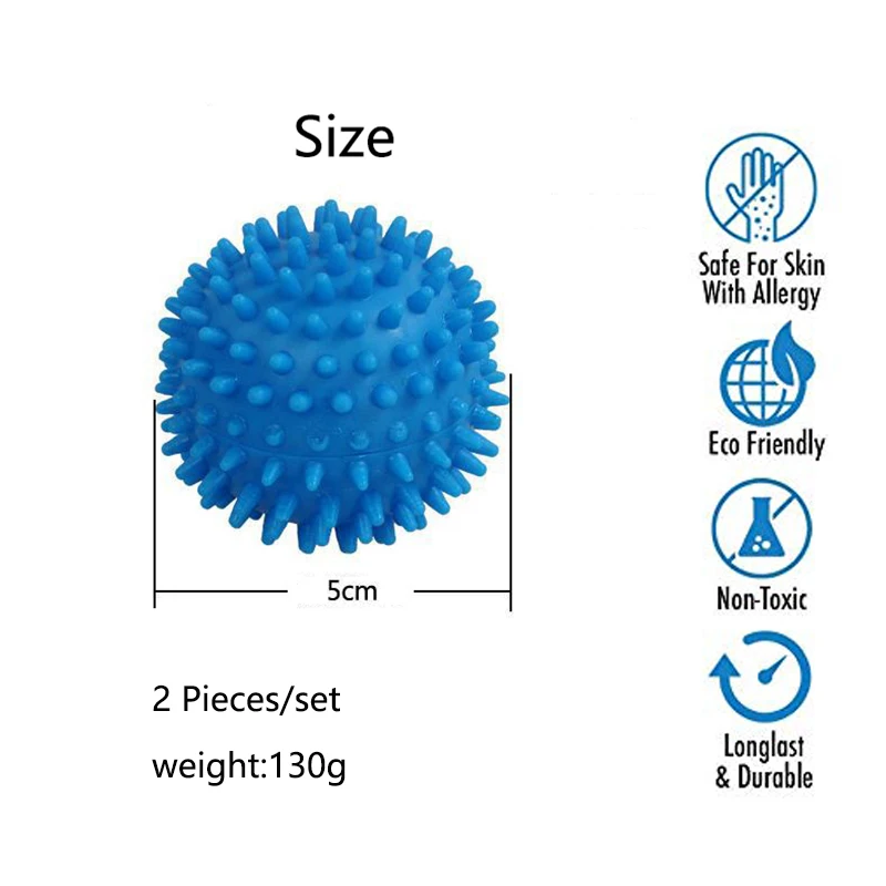 2 шт случайный цвет Волшебная многоразовая стиральная сушилка для белья шарики для одежды выйдут мягкие пушистые меньше морщин меньше статического цепления