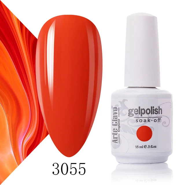 Arte Clavo 131 Colors Gel Polish Nail Gel Varnish Paint Semi Permanent Nails Art Gel Nail Polish For Manicure Top Coat Base Coat 3055