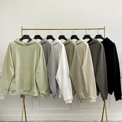 FW21 Jerry Lorenzo ESSENTIALS Hoodies Men Letters Silicone Printing Fleece Oversized Fashion Hip Hop Streetwear Trip Sweatshirt