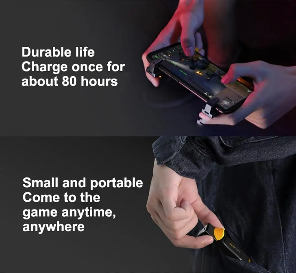 Newest Xiaomi Flydigi Game Controller Left Right Gamepad Trigger Shooter Joystick for PUBG Mobile Game for iPhone Android (7)
