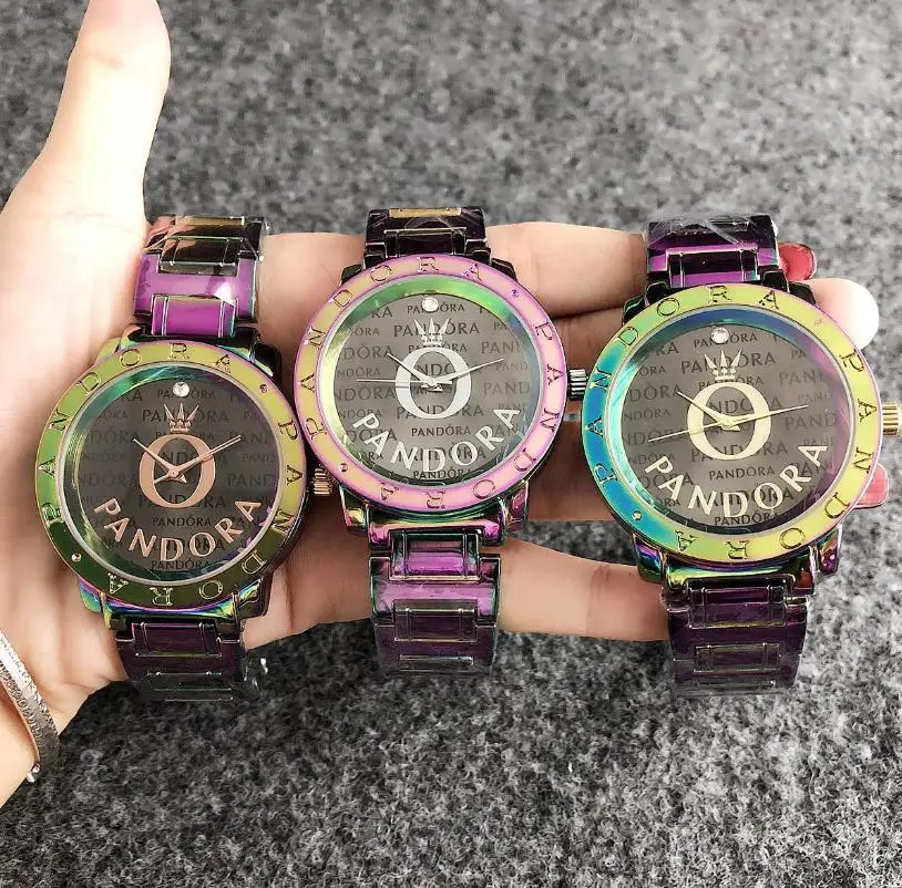

2020 Luxury brand Quartz Wrist Dress Women Watches Silver Bracelet Ladies Watch Stainless Steel Clock Casual pandoraes Watch 20