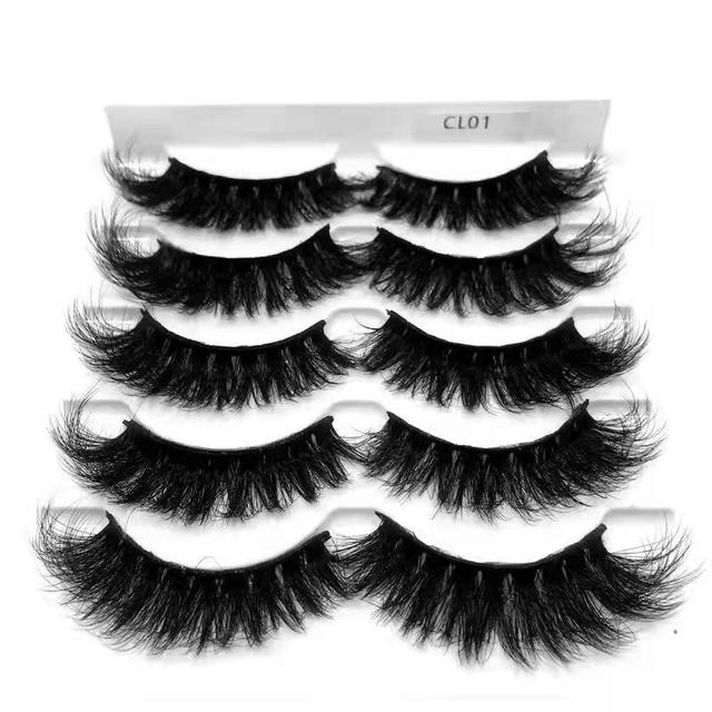 Pairs Multipack 3D Mink Lashes False Eyelashes Handmade Wispy Fluffy Long Lashes Natural Eye Makeup Tools Eye Lashes H13 E08