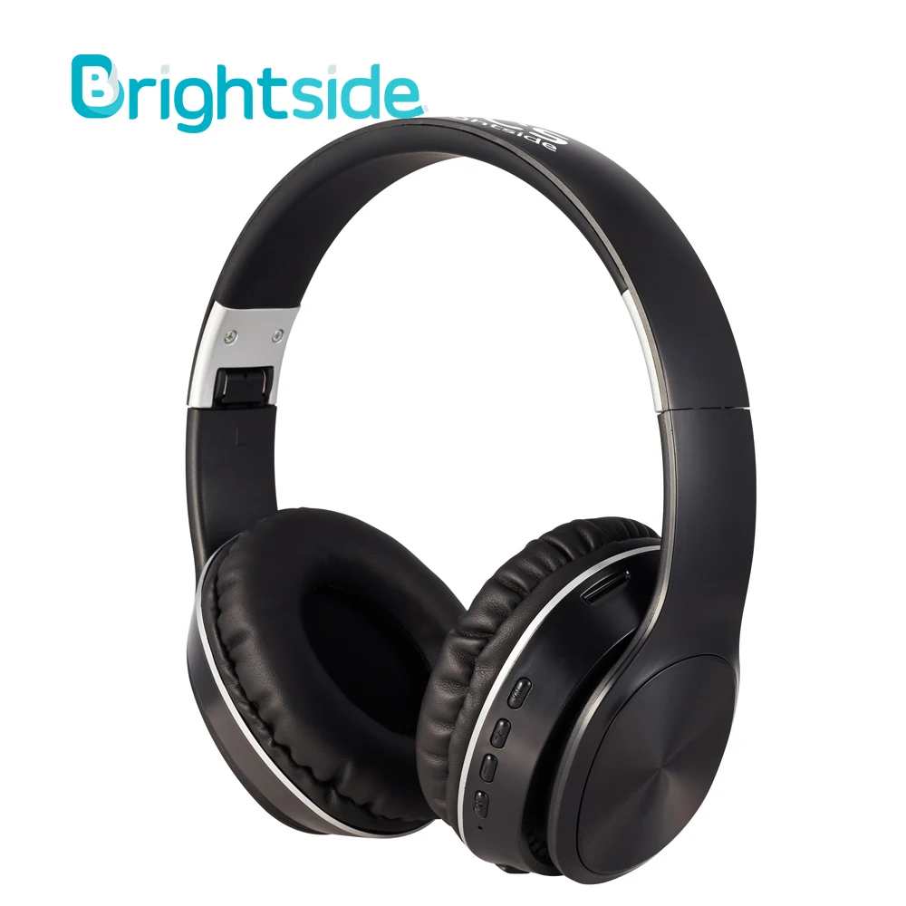 

Brightside Wireless Headphones Bluetooth Headset Foldable Stereo Gaming Earphones With Microphone Support TF Card