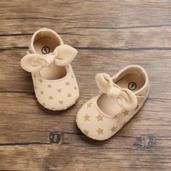 Princesse Chaussures à semelle Souple Chaussures Enfant En Bas Âge 3 6 12 Mois Bébé Chaussures 2022 Printemps et Automne 0 1 Ans Bébé Semelle extérieure Saison 