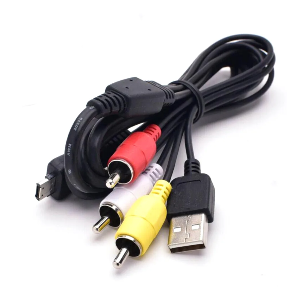 Vmc-Md3 Cavo Usb Av Tv Per Sony Dsc-T110, T110/B, T110/R, T110/P, T110/V, T110/D,Tx10, Tx10/L, Tx10/G, Tx10/B, Tx10/P
