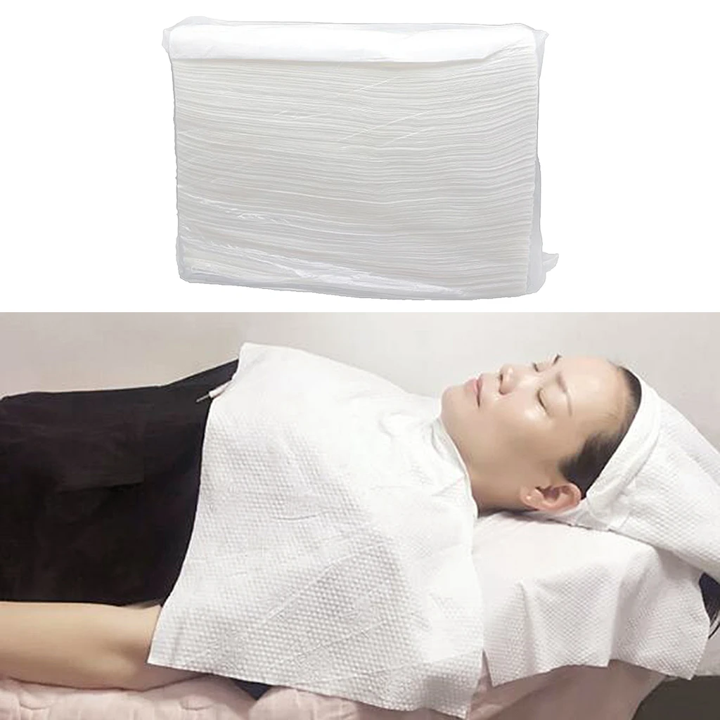 50 or 100 Pcs Soft Hairdressing Disposable Towels Hand & Hair Spa Towels Absorbent Hairdressing Towel Dry Hair Face Towel Wraps