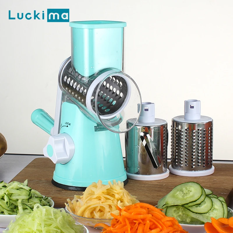 Vegetable Slicer Shredder Multifunctional Mandoline Carrot Potato peanut Garlic Spiralizer