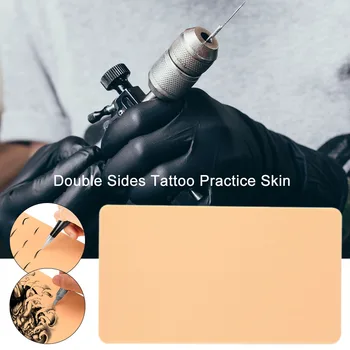 

0.2cm Double Sides Tattoo Practice Skin Soft Silicone Pads Tattooing Microblading Practice Skin for Beginners Tattoo Accessories
