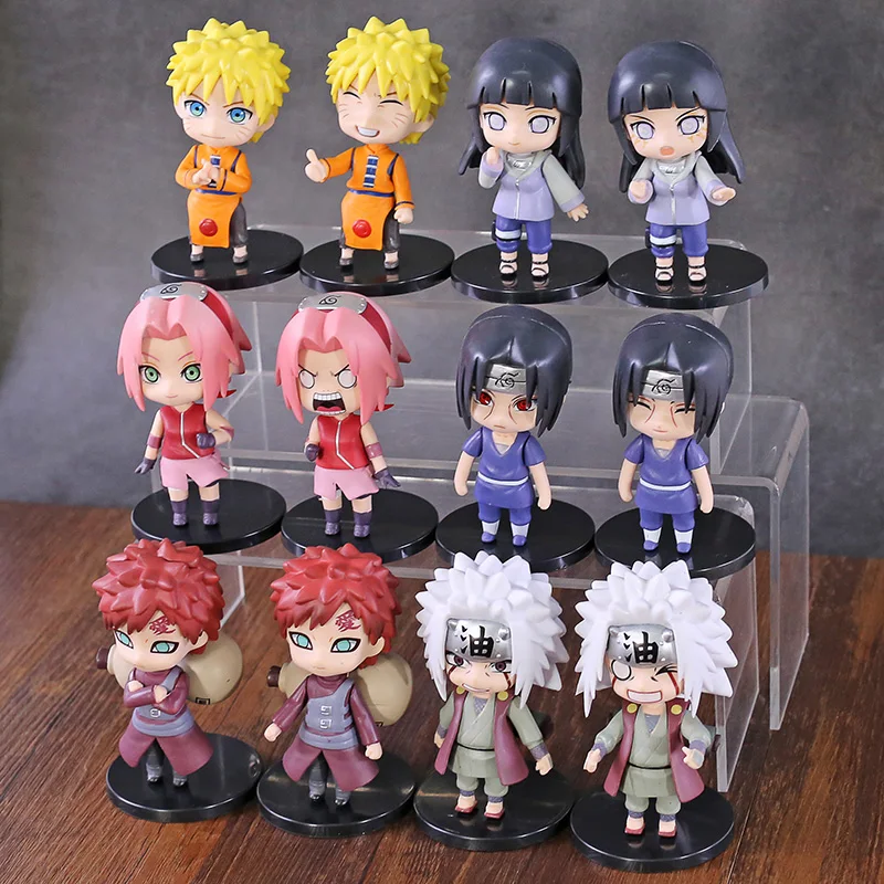 Naruto Ураганные Хроники Наруто Узумаки Hyuuga Hinata Haruno Sakura Gaara Uchiha Itachi Jiraiya Q Version Фигурки