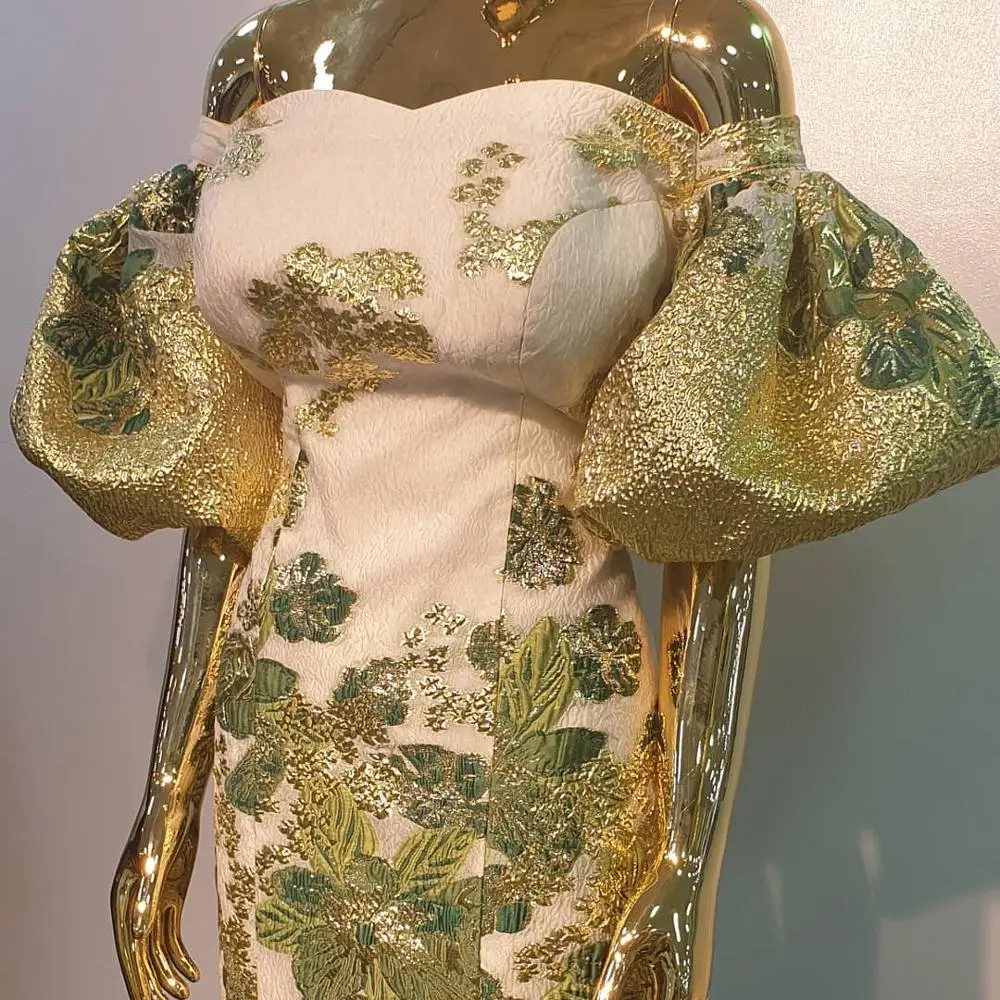 

Brocade Lace Fabric Wedding 2020 Cord Embroidery Dress Fabrics African French Gold Bridal Tulle Net Lace Fabric Materials