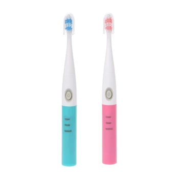 

Sonic Electric Toothbrush Adult Automatic Soft-bristled Portable Battery Power 19QE