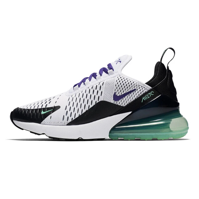 Оригинальные подлинные женские кроссовки для бега NIKE AIR MAX 270, Спортивная Уличная обувь, качественные Удобные Модные AH6789-700 - Цвет: AH6789-103