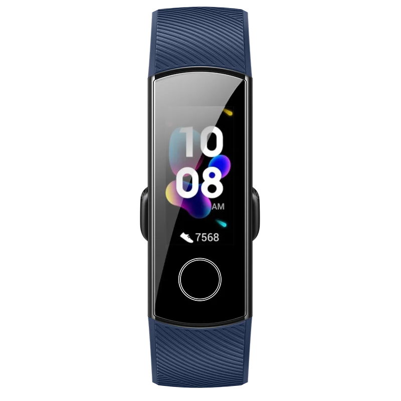 Умный Браслет huawei Honor Band 5 с кислородом крови, магическим экраном, спортивный браслет для здоровья, монитор для плавания, пульсометр, сон - Цвет: Honor Band 5 BLUE