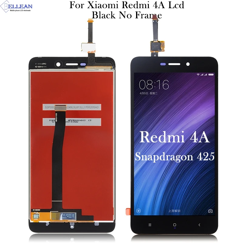 Акция Catteny для Xiaomi Redmi 4A ЖК-дисплей сенсорный экран панель стекло дигитайзер сборка с рамкой+ Инструменты - Цвет: Black No Frame