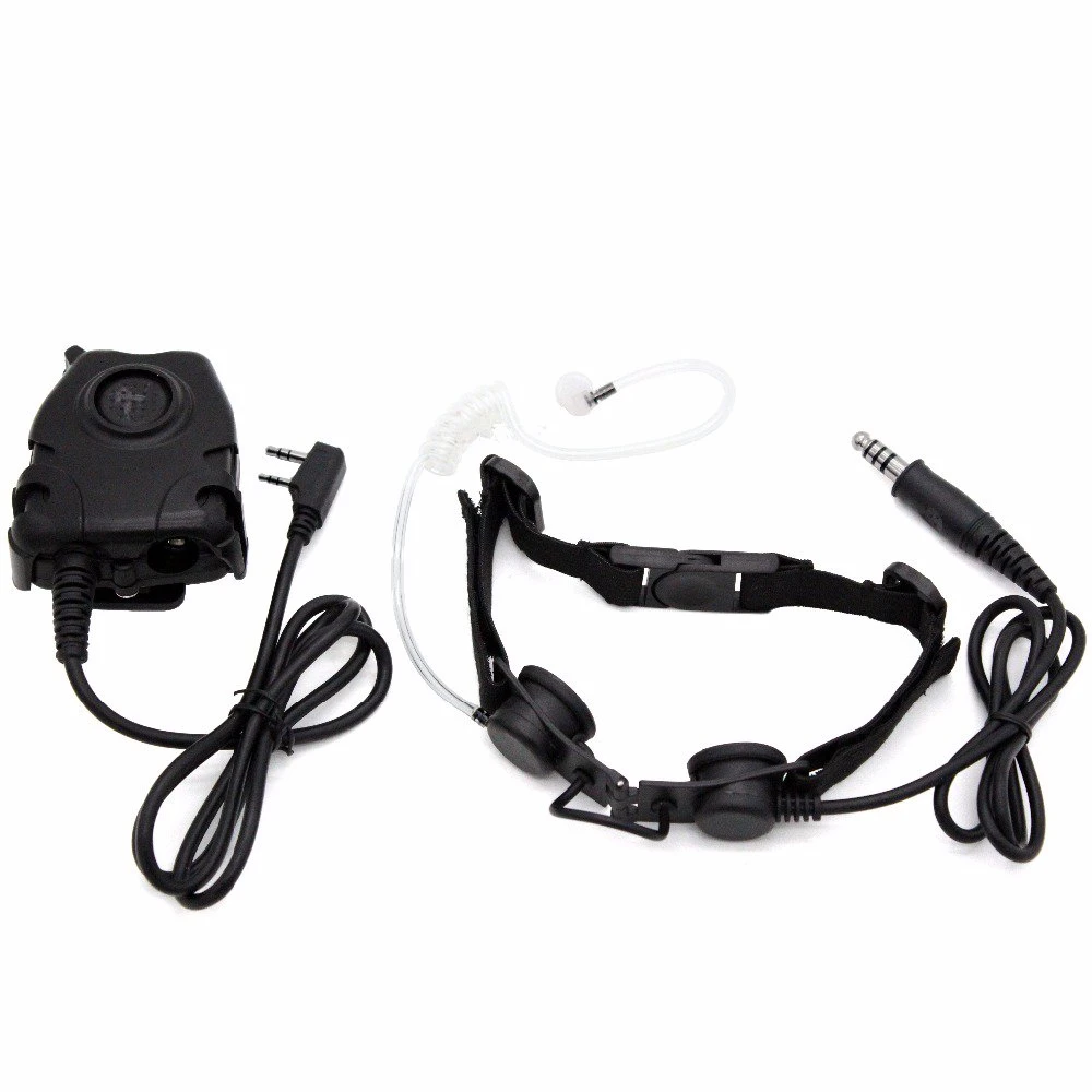 Горловой микрофон Z003 гарнитура с Peltor PTT для Kenwood двухстороннее радио BaoFeng UV-5R GT-3 UV-5X BF-F8 BF-888S Retevis H777 CS