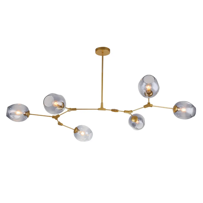 

Modern Led Glass Pendant Lights Molecular Pendant Lamp Nordic Dining Room Kitchen Light Designer Hanging Lamp Lighting Fixtures