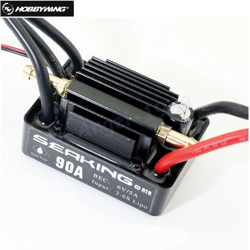 

Original Hobbywing RC Model SEAKING 90A V3 RTR RC Hobby Ship Brushless Motor ESC for RC R/c Racing Boat