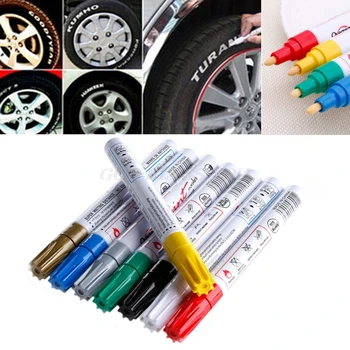 

8 Colors Waterproof Pen Car Tyre Tire Tread Permanent Rubber Metal Paint Marker