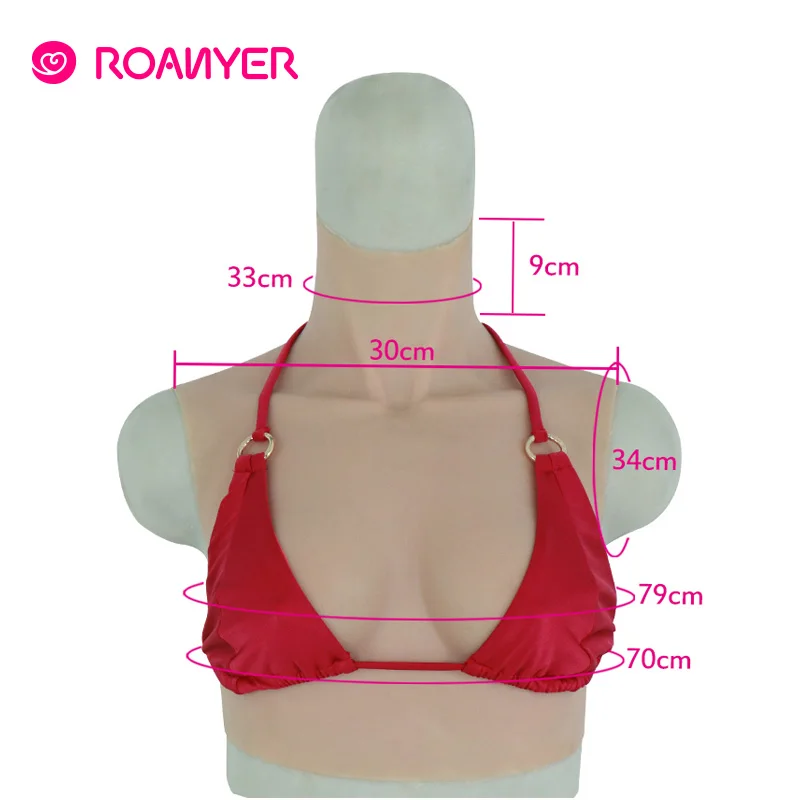 Искусственная силиконовая форма груди Roanyer Top B cup реалистичные поддельные для