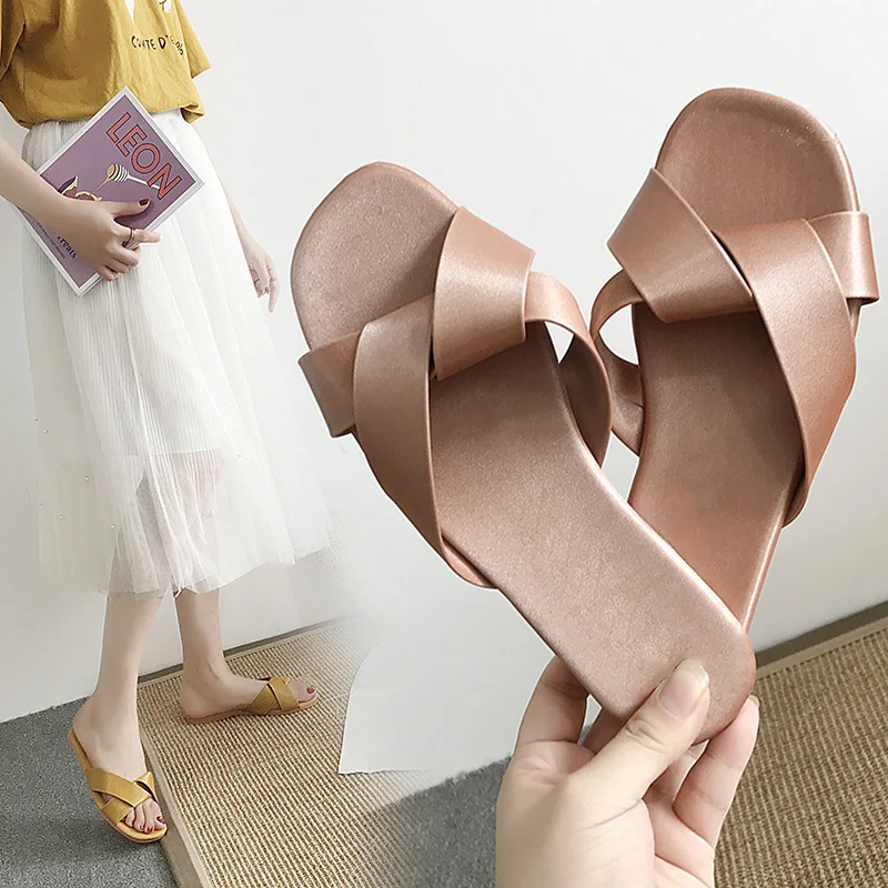 

Womens Flip Flop Non-Slip Flat Sandals Shoes Female Casual Home Slippers for Beach Vacation TH36