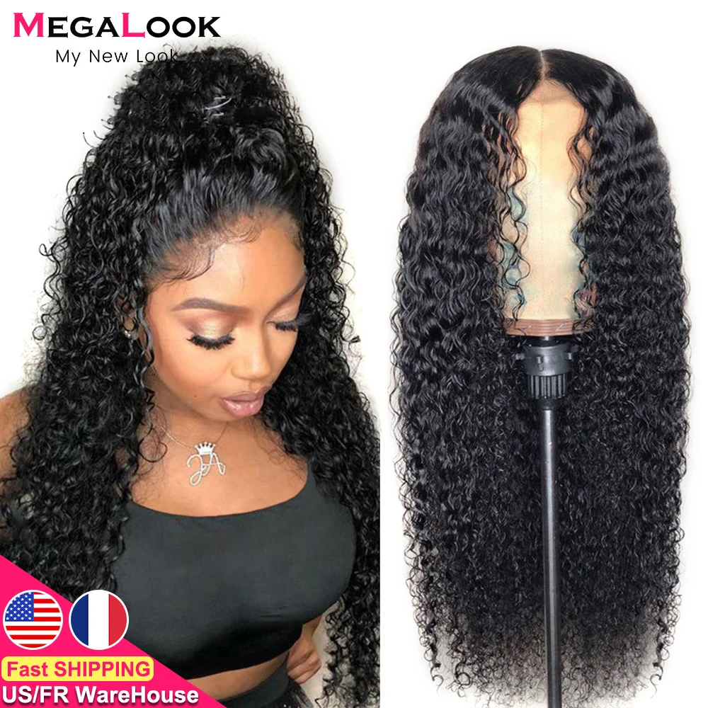 Perruque Peruvienne Bouclee Pour Femme Noire Cheveux Humains Avec Fermeture Avant De 30 Pouces Qualite Remy 180 Aliexpress