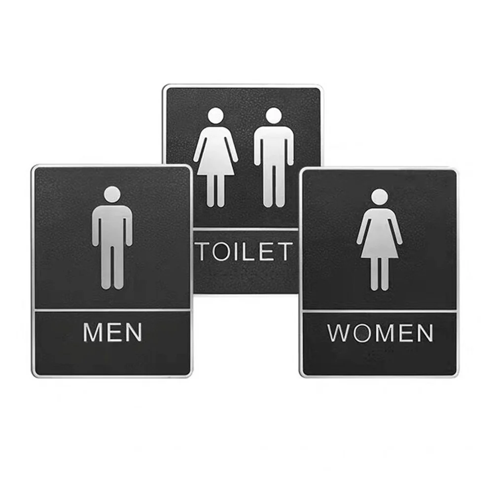 MensAndWomensToiletDoorplateSignsCreativeToiletWallSign