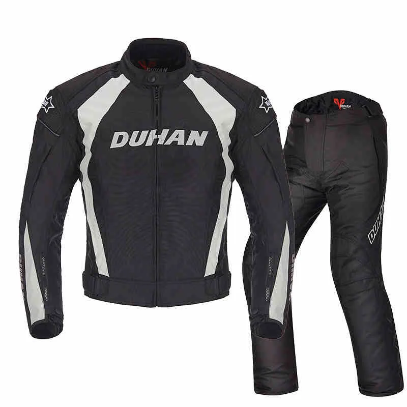 

DUHAN Warm Motorcycle Jacket Men Motocross Suits Moto Jacket Protective Gear Armor Motorcycle Clothing Riding Jacket