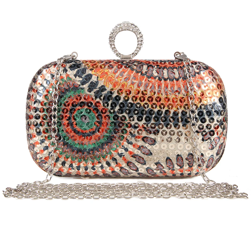 Preise 2019 hochzeit Kleid Tasche Frauen Kupplung Geldbörsen Knuckle Ringe Pailletten Abend Tasche Partei Braut Brieftasche Tag Kupplung Strass Make Up Tasche