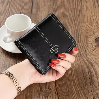 

Women Wallets Small Fashion Brand Leather Purse Women Ladies Card Bag For Women Clutch Women Female Purse Money Clip Wallet