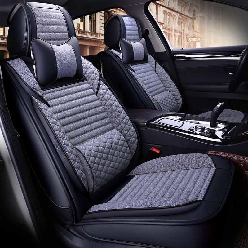 Car Seat Cover Auto Seats Covers for audi a6 c5 c6 c7 4f avant allroad A7 Q3 Q5 Q7 s3 Sq5 jaguar E-