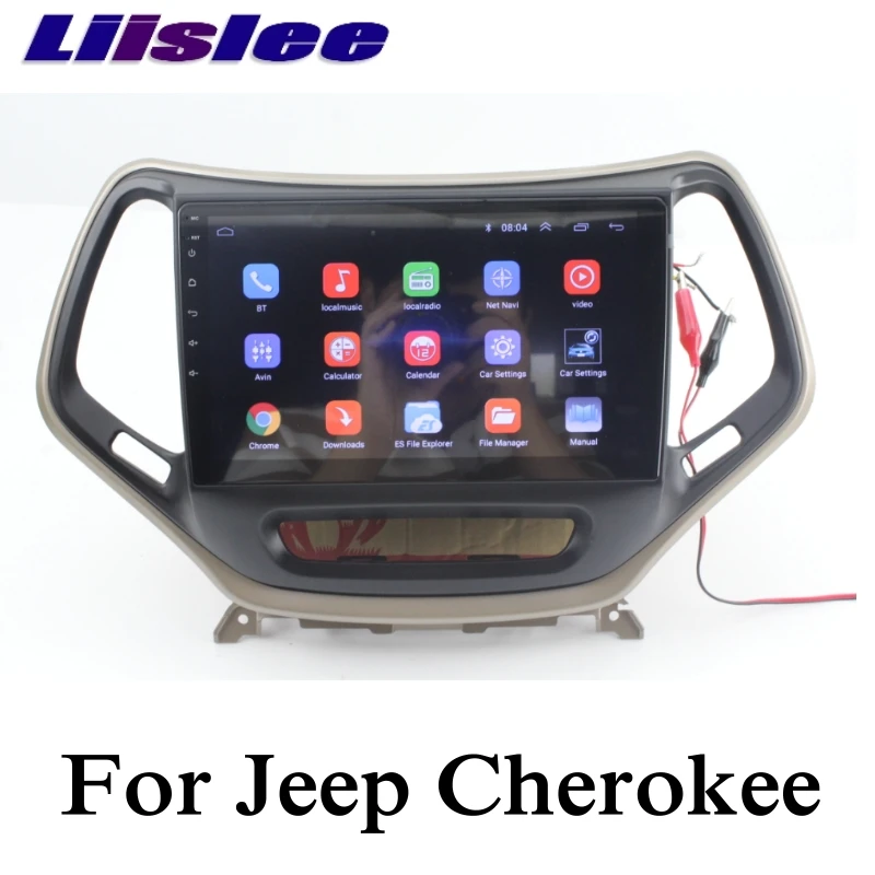 Для Jeep Cherokee KL 2013~ LiisLee Автомобильный мультимедийный Телевизор gps аудио Hi-Fi Радио Стерео стиль 10,25 дюймов навигация NAVI