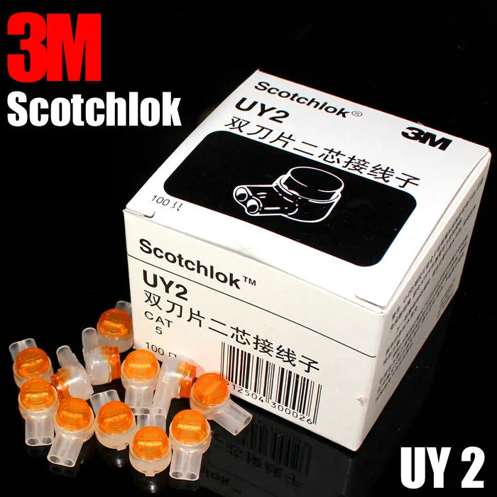 100 шт. коннекторы Scotchlok UY2 K2 3M для соединения телефонной сети | Инструменты