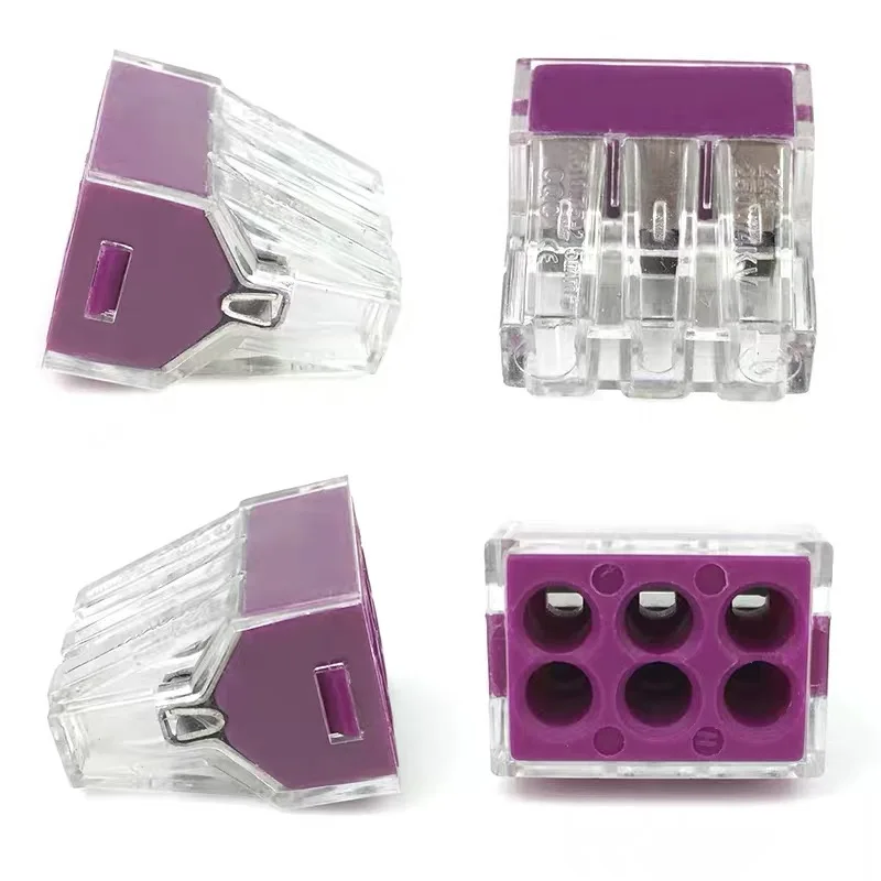 10 шт. PCT-104D-104-102-108Universal компактный проводной разъем 2-8 pin проводник клеммный блок с рычагом 0,75-mm m2