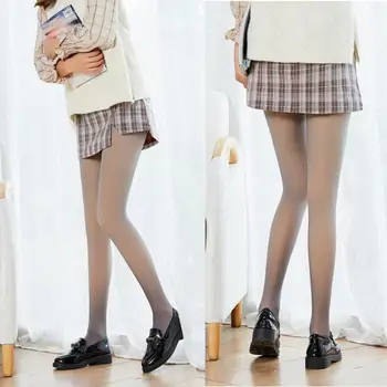 

Tools Accessories Legs Fake Translucent Warm Fleece Pantyhose Tight Stocking Toiletry Kits Black Skin Coffee Stockings