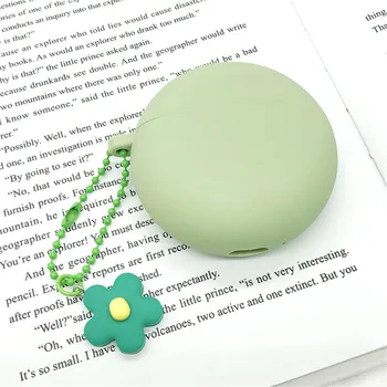 

for Huawei Freebuds 3 Case colorful Flower Keyring Earphone Silicon Case for Huawei Freebuds 3 Pro Headphone Case Cover Funda