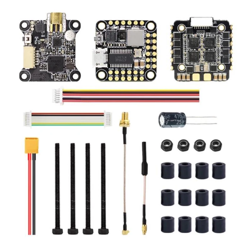 HGLRC FD435-VTX стек FD F4 мини Полетный контроллер 35A Blheli_32 3-6S 4 в 1 ESC 25-300mW VTX Mini 20X20mm для RC беспилотная часть