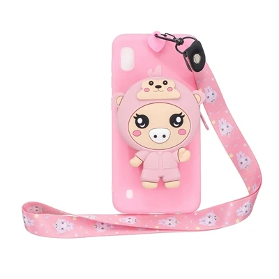 Чехол Etui samsung A10 A20 A20E A30 A40 A50 A60 A70 A80 A6 A7 A9 мягкий силиконовый панда Мягкий чехол для телефона чехол-книжка Coque - Цвет: F