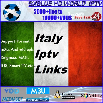 

GXBLUE Stable IPTV Italia Smart TV Enigma2 M3U MAG Android TV Box Support IPTV Italy Subscription France Germany Netherlands